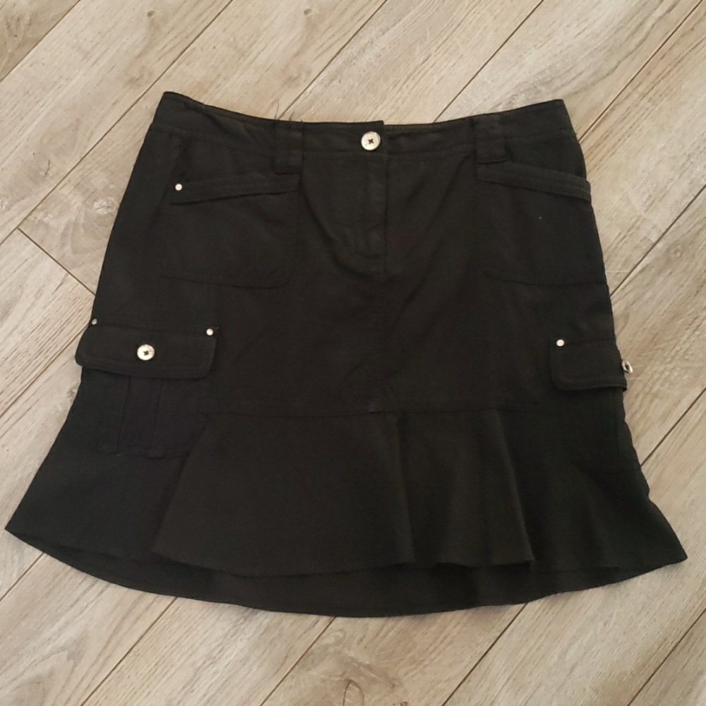 WHBM black summer skirt
